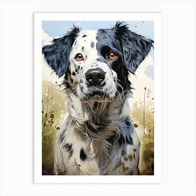 Playful Paws The Joyful Dog Art Print