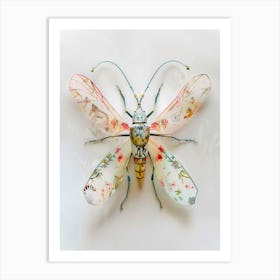 Beetle butterfly Art Print