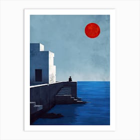 Santa Cruz, Minimalism Art Print