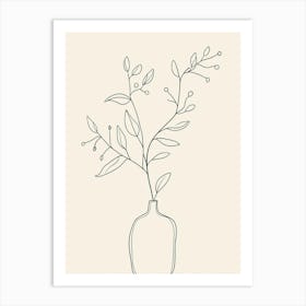 Vase Of Flowers Art Print