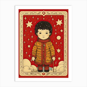 The Fool Kid Tarot Card Art Print