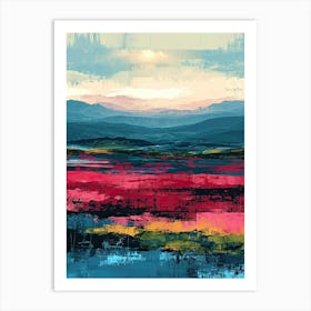 Landscape | Pixel Art Series 1 Art Print