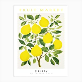 Florida Lemon Fruit 1 Art Print