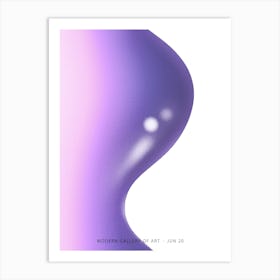 Gradient Purple 4 Art Print