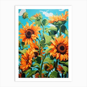 Sunflowers 90 Art Print