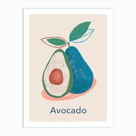 Avocado Art Print