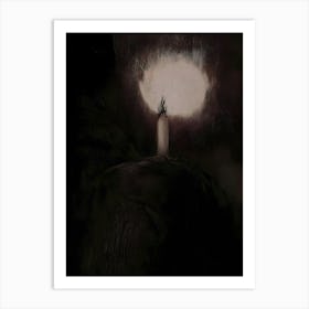 Dark Gothic Light Of The Moon Art Print