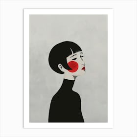 Portrait Of A Woman 387 Art Print