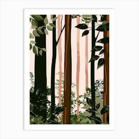 Forest Background Art Print