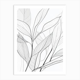 Abstract Leaves 9 Art Print