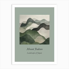 Landscapes Of Japan Mount Yudono Art Print