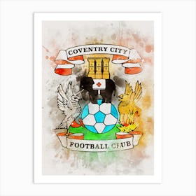 Coventry City 2 Art Print