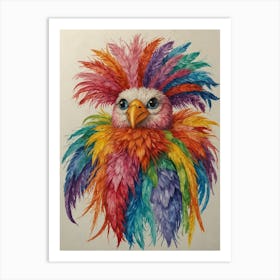 Rainbow Eagle 1 Art Print