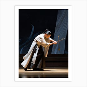 Asian Dancer 2 Art Print