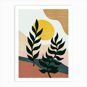 Two Ferns Art Print