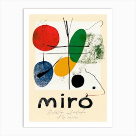 Mirò No 3 Art Print