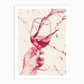 Glass Of Wine Art Print