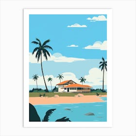 Fiji 2 Travel Illustration Art Print