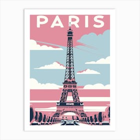 Paris Eiffel Tower 3 Art Print