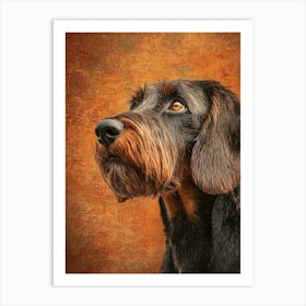 Dachshund. Generated AI. Art Print 13 Affiche