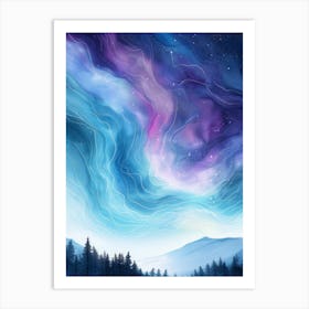 Northern Lights Art Print