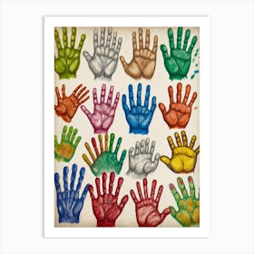 Children'S Hands Art Print