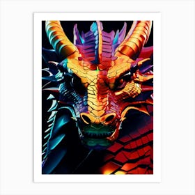 Rainbow Dragon Art Print