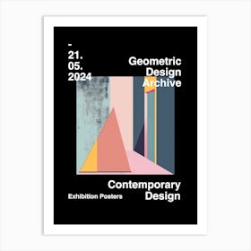 Geometric Design Archive Poster 10 Art Print