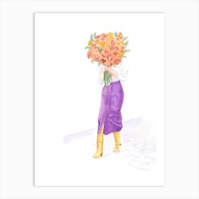 Palais Royal Purple Rendez-vous Art Print