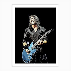 Dave Grohl Foo Fighters 14 Art Print