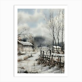 Winter Landscape 2 Art Print