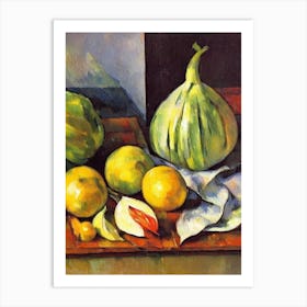 Endive 3 Cezanne Style vegetable Art Print