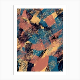 Abstract Painting Blue Art Print