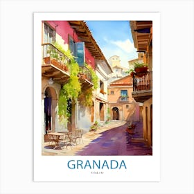 Granada SpainTravel Poster Art Print