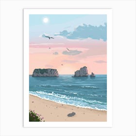 Sunset On The Beach 21 Art Print