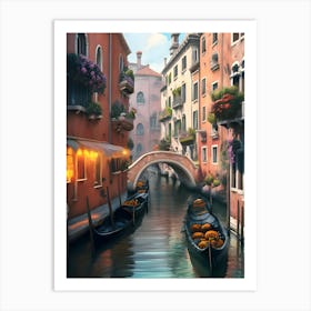 Venice Canal 1 Art Print