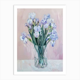 A World Of Flowers Iris 1 Painting Art Print