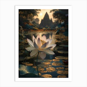 Lotus Flower Art Print