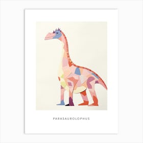 Nursery Dinosaur Art Parasaurolophus 6 Poster Art Print