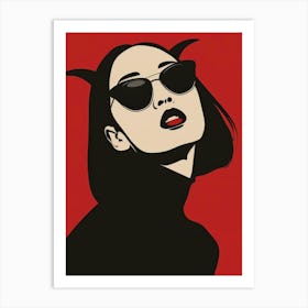 Devil Woman 4 Art Print