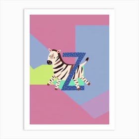 Kids Initials Z Art Print