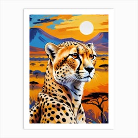 Cheetah 2 Art Print