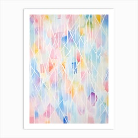 Abstract Watercolor Painting 17 Art Print