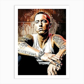 Eminem 4 Art Print