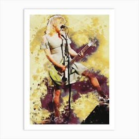 Smudge Of Courtney Love Art Print