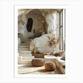 Cave Living Room 1 Art Print