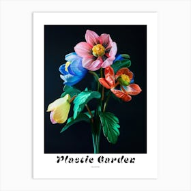 Bright Inflatable Flowers Poster Hellebore 2 Art Print