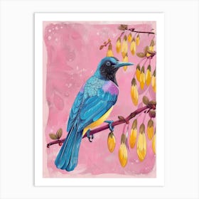 Bird On A Branch 28 Art Print