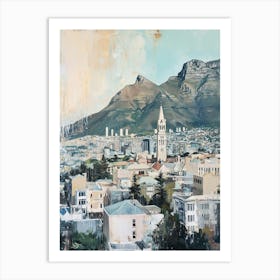 Kitsch Capetown Illustration 2 Art Print