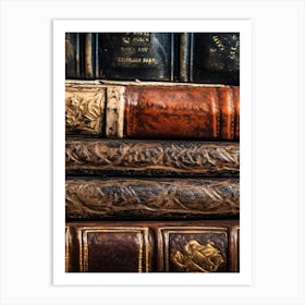 Old Books Photo Art Print